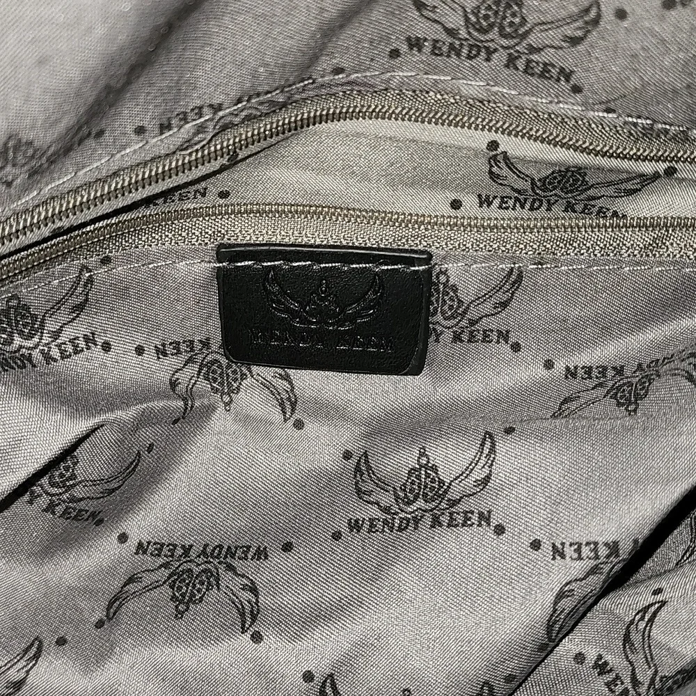 Wendy Keen Black Patterned Women's Handbag